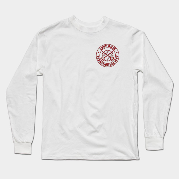 Left Arm Treasure Society Official Team Logo Long Sleeve T-Shirt by GZM Podcasts