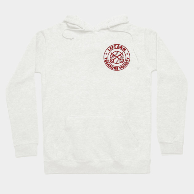 Left Arm Treasure Society Official Team Logo Hoodie by GZM Podcasts