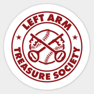 Left Arm Treasure Society Official Team Logo Sticker