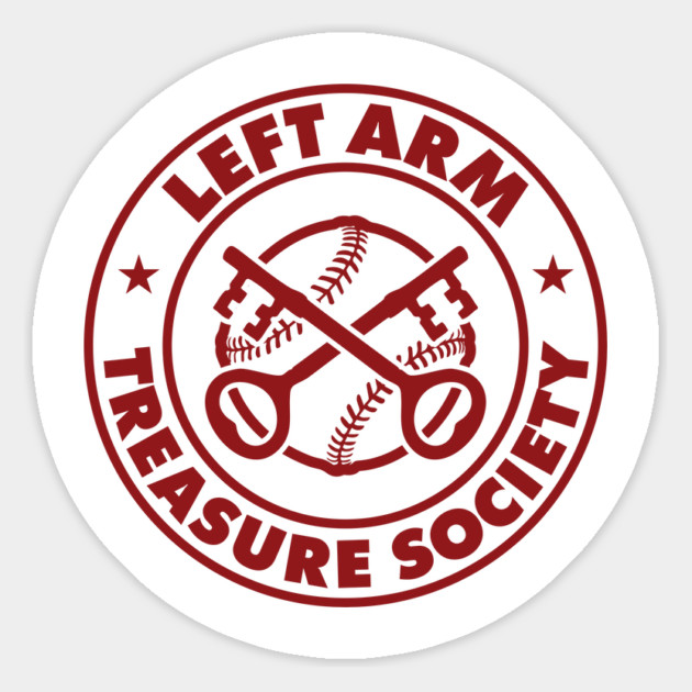 Left Arm Treasure Society Official Team Logo Magnet by GZM Podcasts