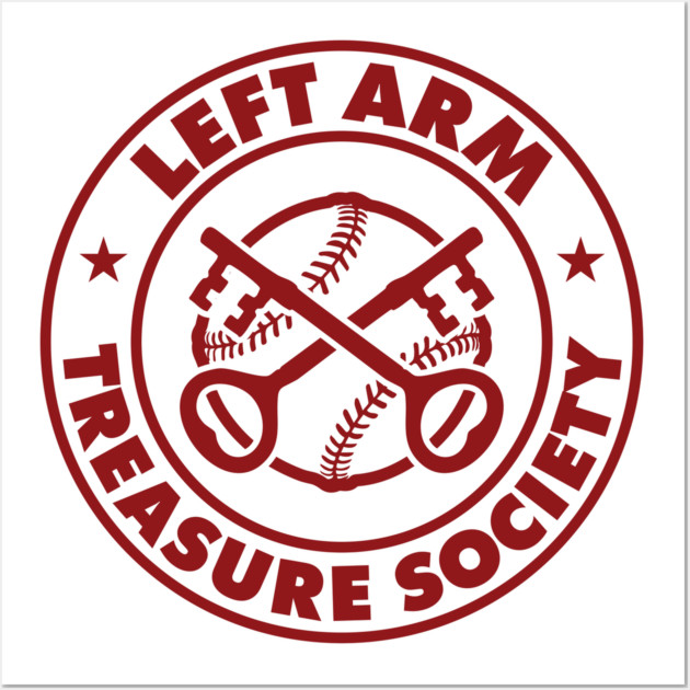 Left Arm Treasure Society Official Team Logo Wall Art by GZM Podcasts