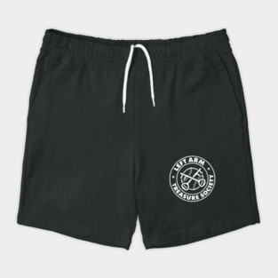 Left Arm Treasure Society Black Tee Design Shorts