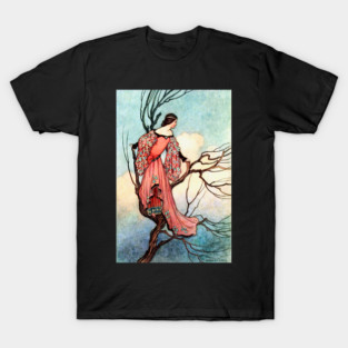 The Fairy Book Author Dinah Maria Craig At Evening Tide whimsical Fairie T-Shirt