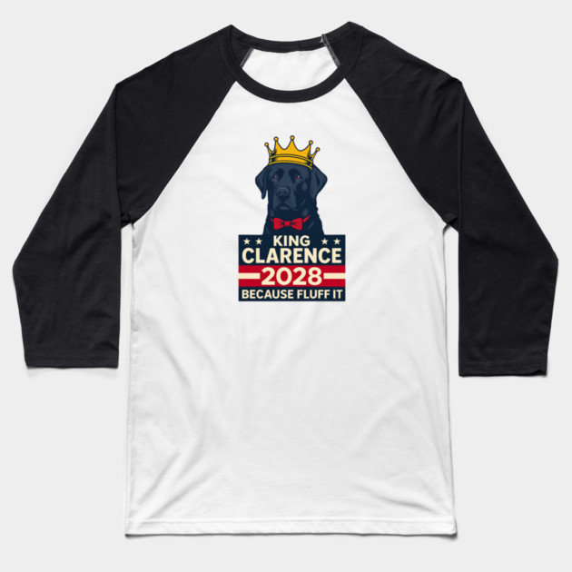 King Clarence 2028 Baseball T-Shirt by James's Store 98