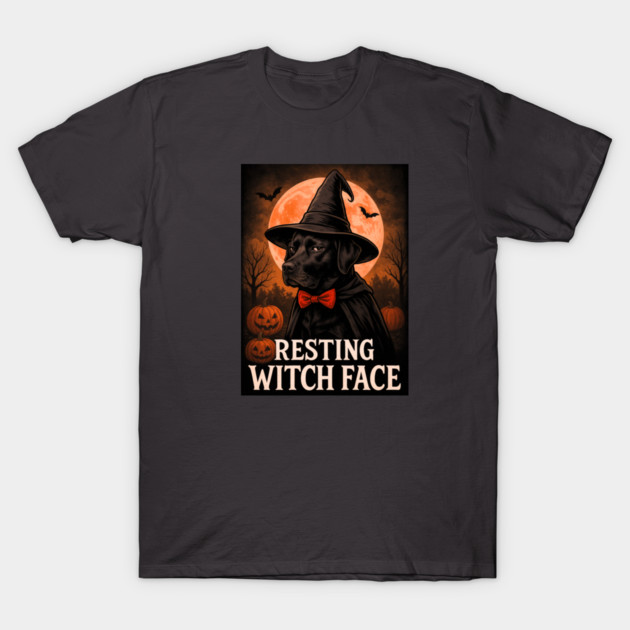 Resting Witch Face T-Shirt by James's Store 98