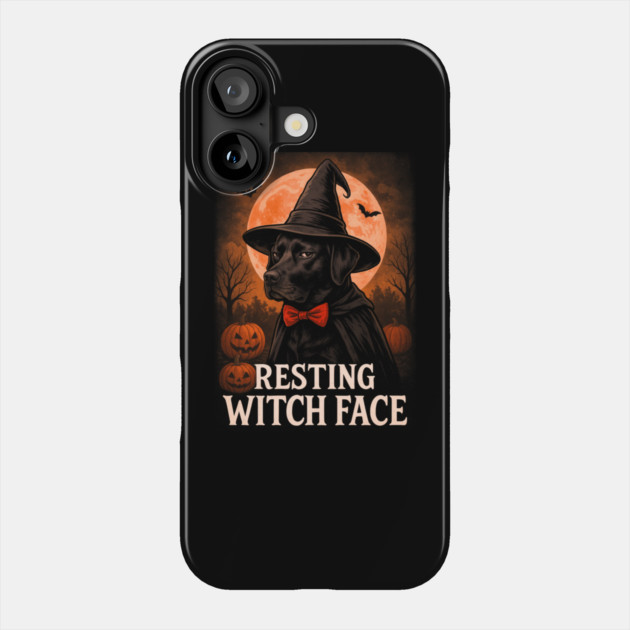 Resting Witch Face Phone Case by James's Store 98