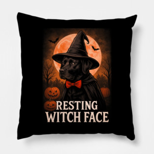 Resting Witch Face Pillow