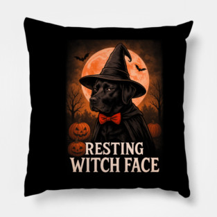 Resting Witch Face Pillow