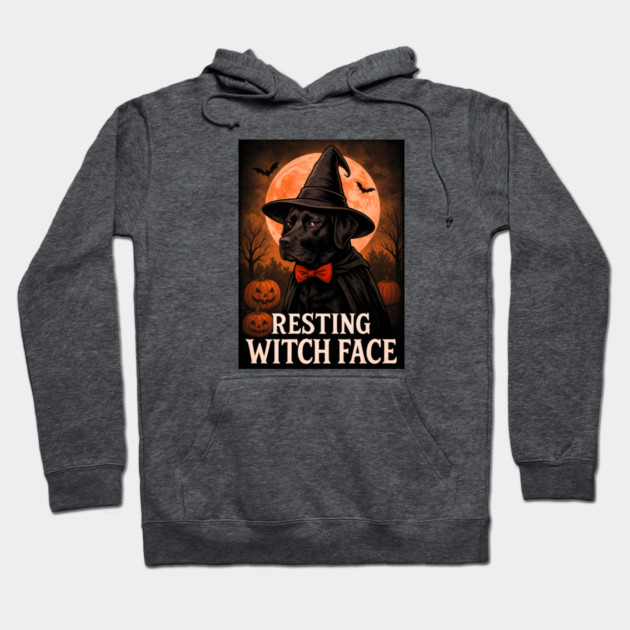 Resting Witch Face Hoodie by James's Store 98