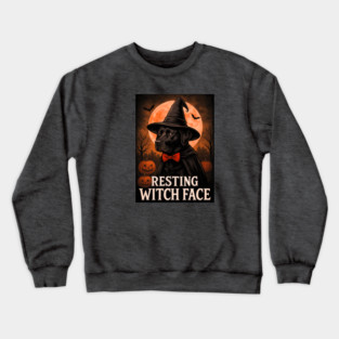 Resting Witch Face Crewneck Sweatshirt