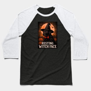 Resting Witch Face Baseball T-Shirt