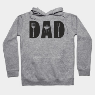 Dad Grill BBQ Grill Master Father's Day Hoodie
