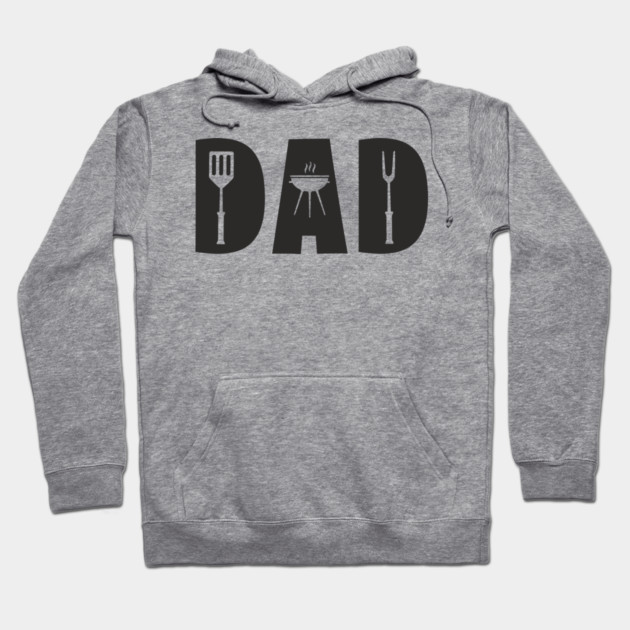 Dad Grill BBQ Grill Master Father's Day Hoodie by Anticorporati