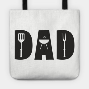 Dad Grill BBQ Grill Master Father's Day Tote