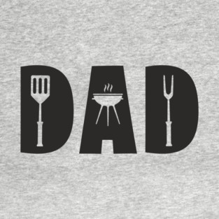 Dad Grill BBQ Grill Master Father's Day T-Shirt