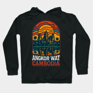 Angkor Wat Temple Cambodia Asia Travel Hoodie