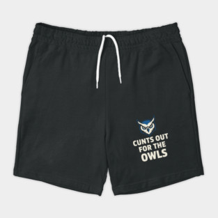 Hoots - Out - for - the - Owls - Funny - Football - Mascot - Fan Shorts