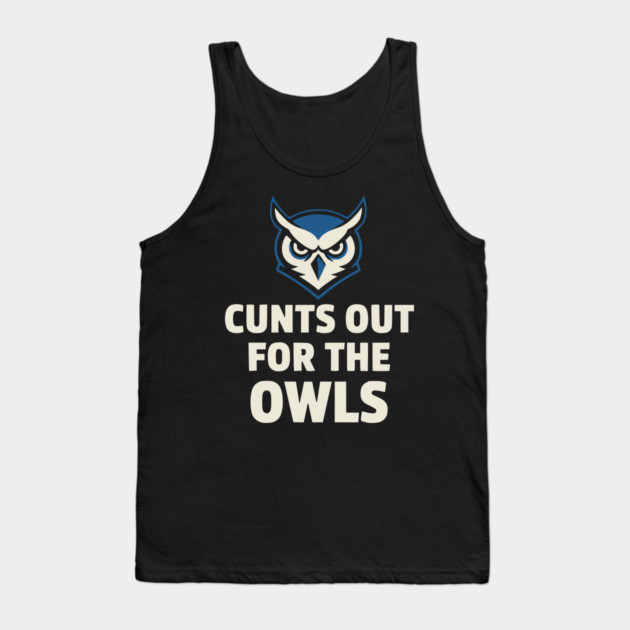 Hoots - Out - for - the - Owls - Funny - Football - Mascot - Fan Tank Top by ArtistTee ⭐⭐⭐⭐⭐