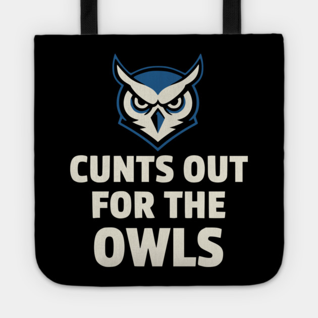 Hoots - Out - for - the - Owls - Funny - Football - Mascot - Fan Tote by ArtistTee ⭐⭐⭐⭐⭐