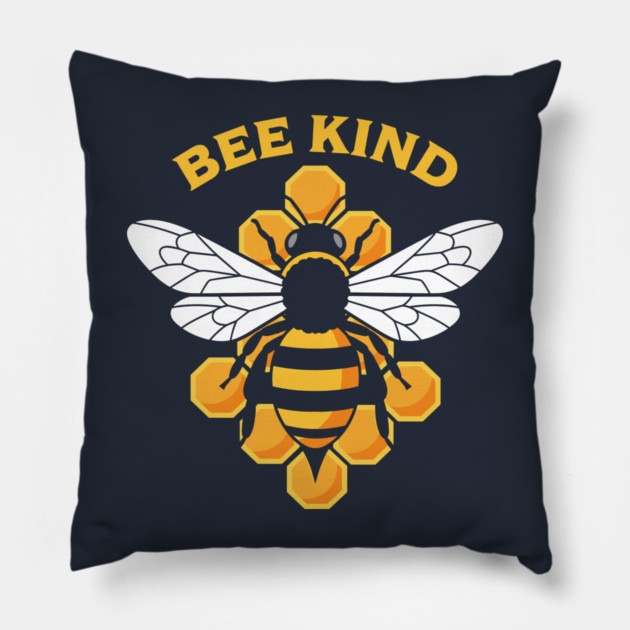 Bee Kind Pillow by enrynz