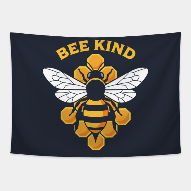 Bee Kind Tapestry by enrynz