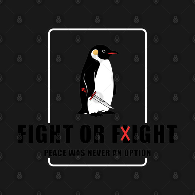 Fight or Flight Penguin by enrynz