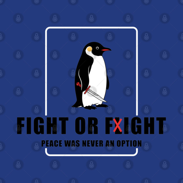 Fight or Flight Penguin by enrynz