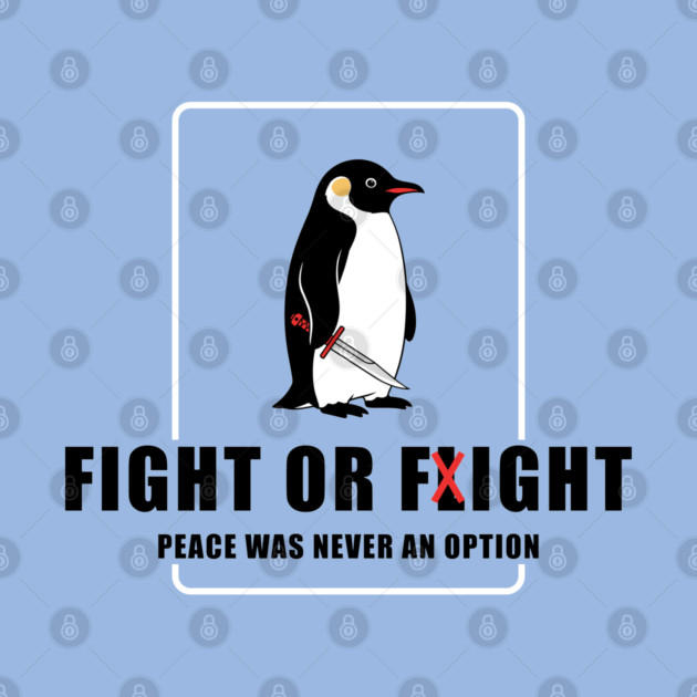 Fight or Flight Penguin by enrynz