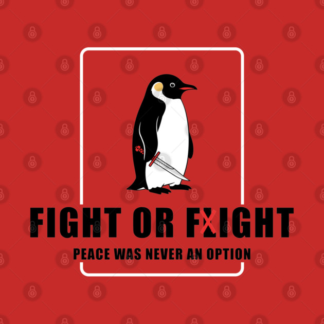 Fight or Flight Penguin by enrynz