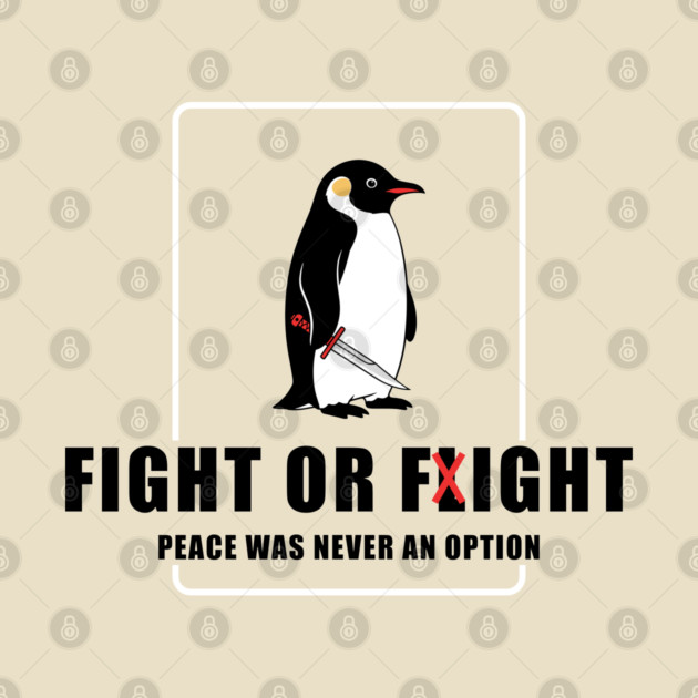 Fight or Flight Penguin by enrynz