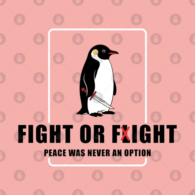 Fight or Flight Penguin by enrynz