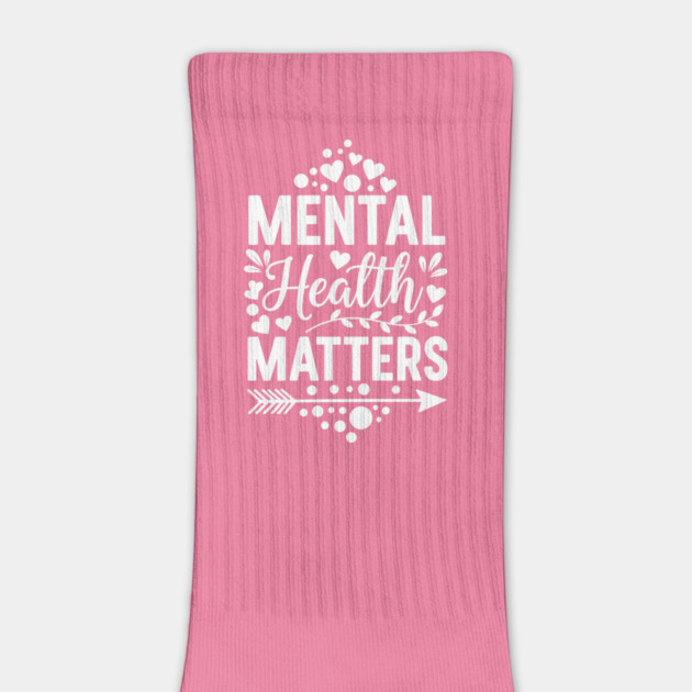 Cute Mental Health Matters Typography by enrynz