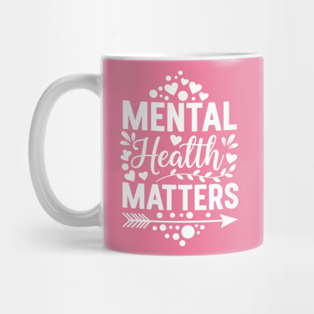 Cute Mental Health Matters Typography by enrynz