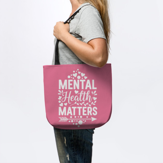 Cute Mental Health Matters Typography by enrynz