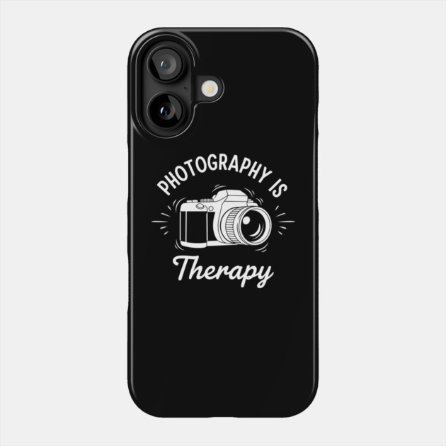 Photography is my Therapy Phone Case by enrynz