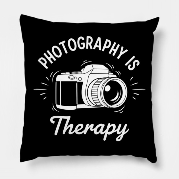 Photography is my Therapy Pillow by enrynz