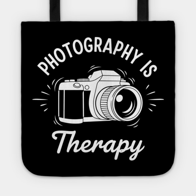 Photography is my Therapy Tote by enrynz