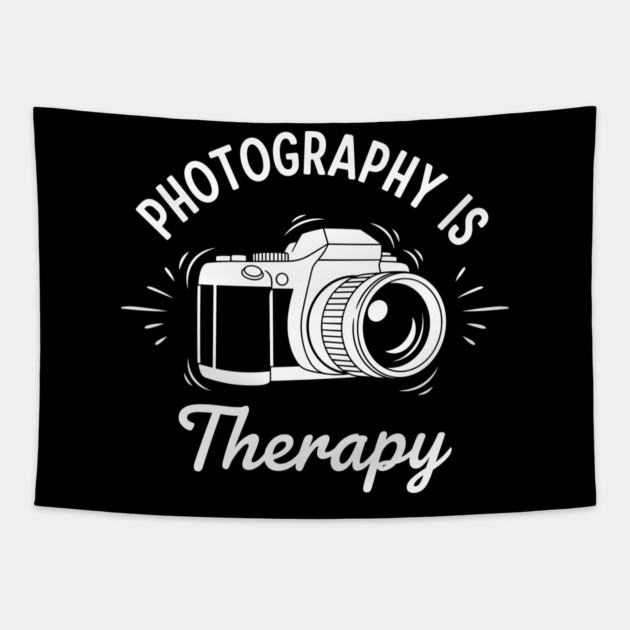 Photography is my Therapy Tapestry by enrynz