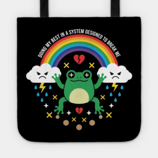 Mental Health Frog Tote
