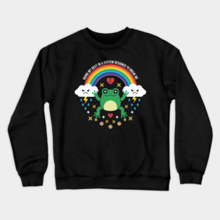 Mental Health Frog Crewneck Sweatshirt