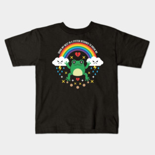 Mental Health Frog Kids T-Shirt