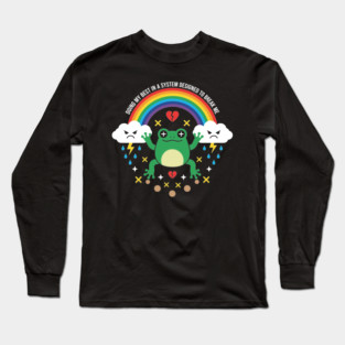 Mental Health Frog Long Sleeve T-Shirt