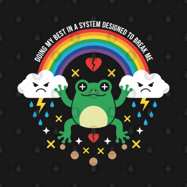 Mental Health Frog by enrynz