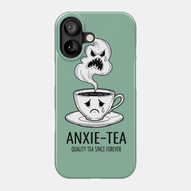 Anxie-Tea Phone Case by enrynz