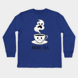Anxie-Tea Kids Long Sleeve T-Shirt