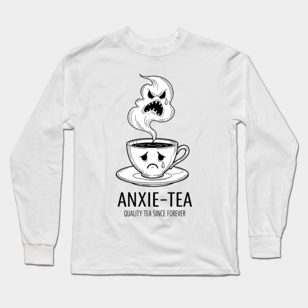Anxie-Tea Long Sleeve T-Shirt by enrynz
