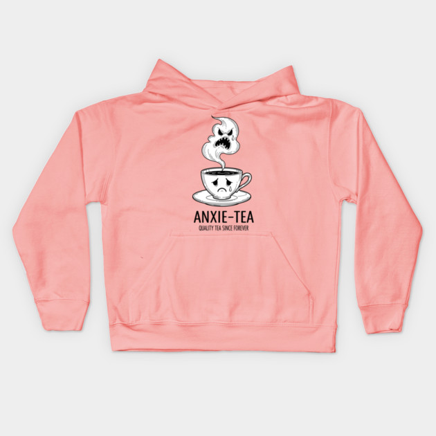 Anxie-Tea Kids Hoodie by enrynz