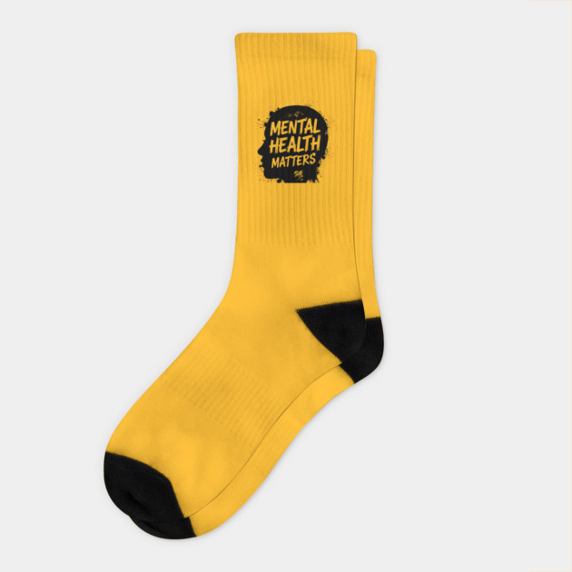Mental Health Matters Socks by enrynz