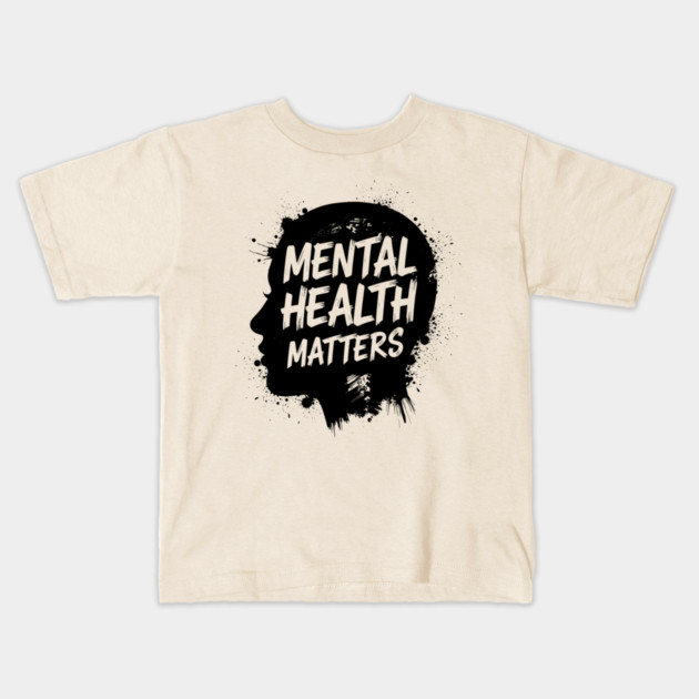 Mental Health Matters Kids T-Shirt by enrynz