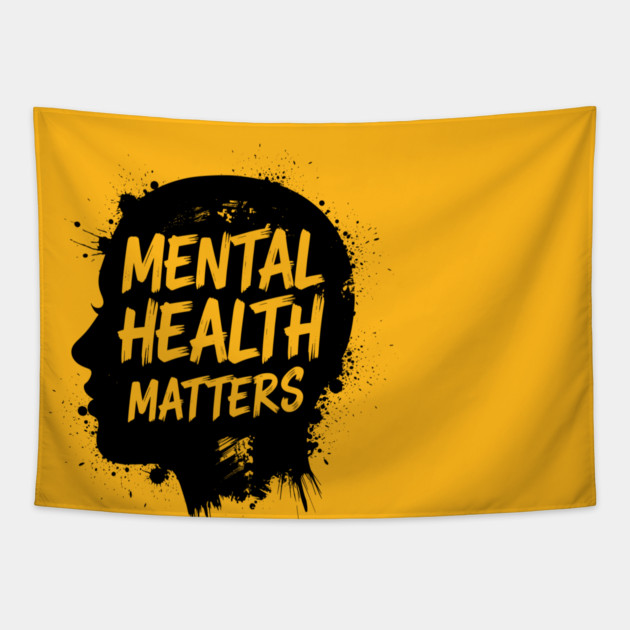 Mental Health Matters Tapestry by enrynz